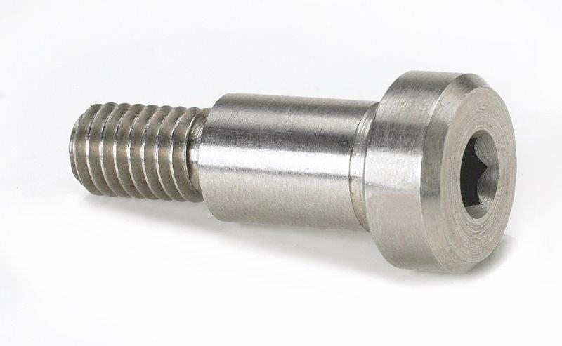 Pack of 10 21/32 Length 8-32 Thread Slotted Head Morton 9258 Stainless Steel 303 Shoulder Screw 
