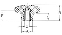 Star-Knobs-Dimensions