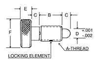 hand retractable plungers non-locking design derlin nose schematic